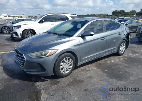 2017 Hyundai Elantra Se из США, поврежденный, VIN KMHD74LF3HU075019